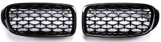 BMW 1 / 2 / 3 / 4 / 5 Series Diamond Replacement Grilles (Read Description)