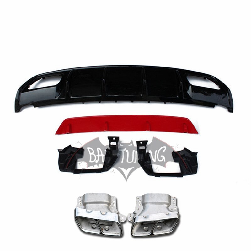 Mercedes Benz A Class W176 AMG Style Rear Diffuser (2013 - 2018 Models)
