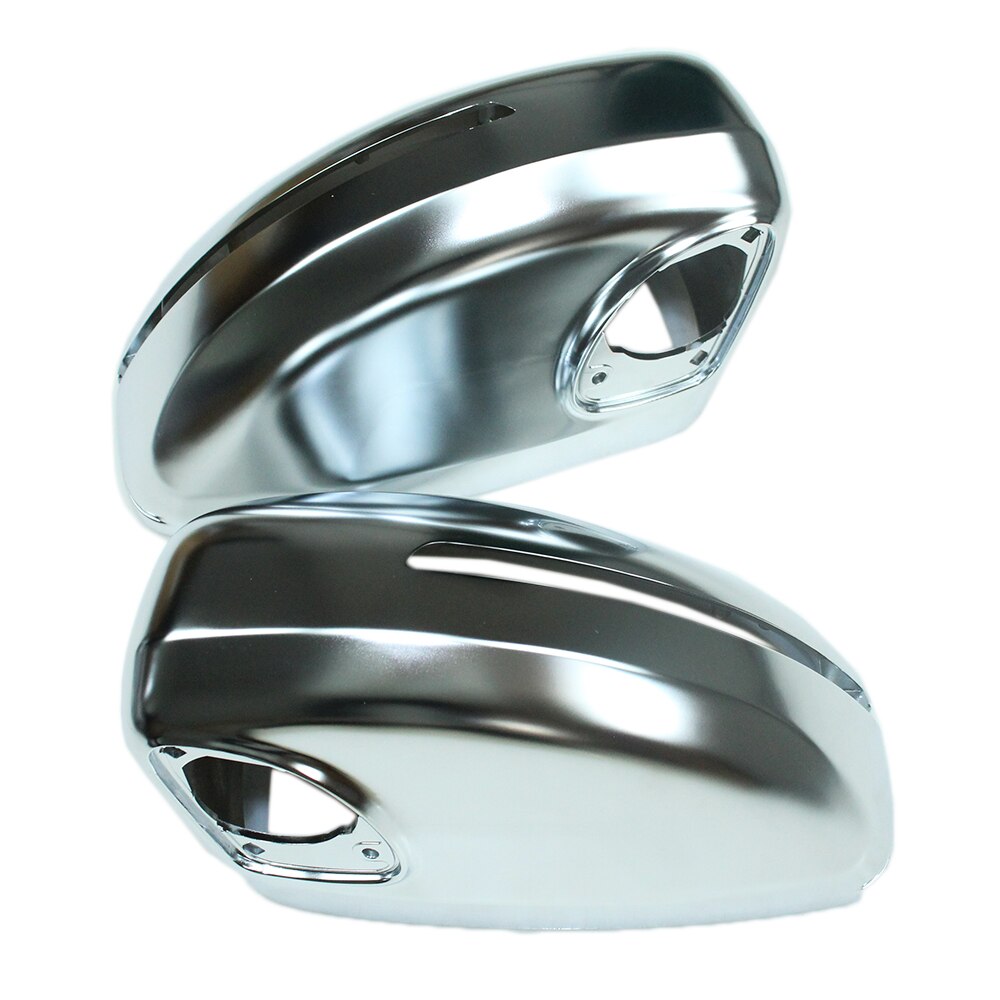 Audi TT / TTS / TTRS Satin Chrome Silver Mirror Covers (2008 - 2014 / 8J / MK2)