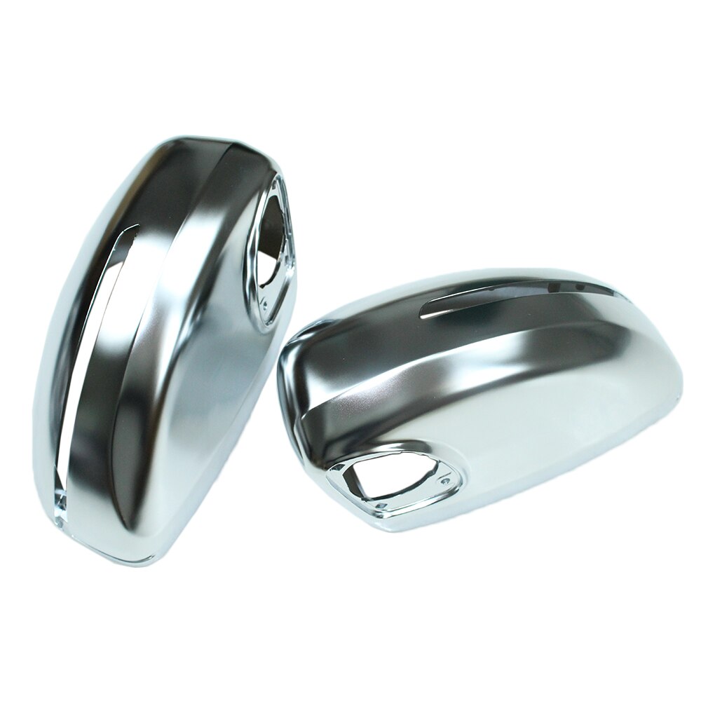 Audi TT / TTS / TTRS Satin Chrome Silver Mirror Covers (2008 - 2014 / 8J / MK2)