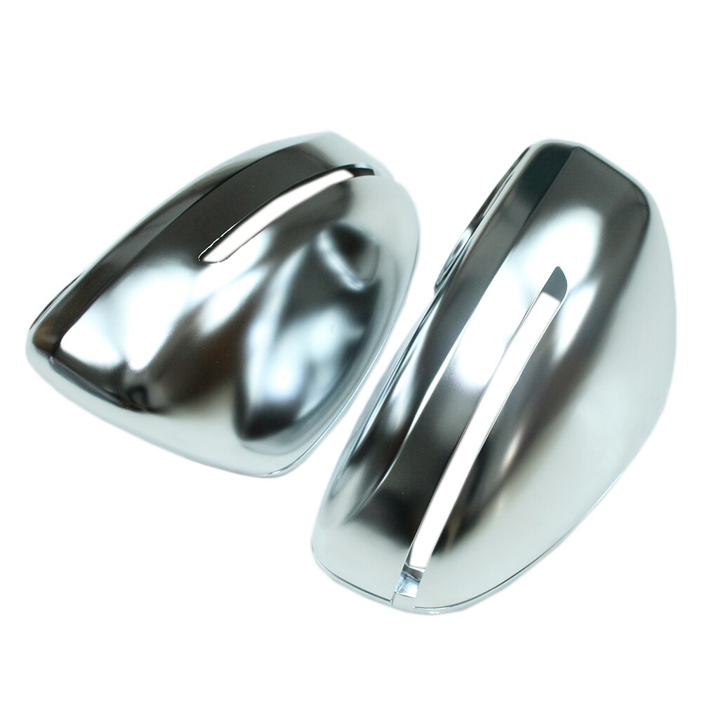 Audi TT / TTS / TTRS Satin Chrome Silver Mirror Covers (2008 - 2014 / 8J / MK2)