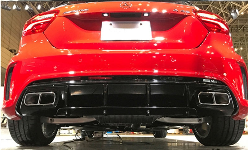 Mercedes Benz A Class W176 AMG Style Rear Diffuser (2013 - 2018 Models)