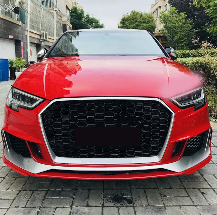 Audi A3 / S3 / RS3 Honeycomb Gloss Black Front Grille ( 8V