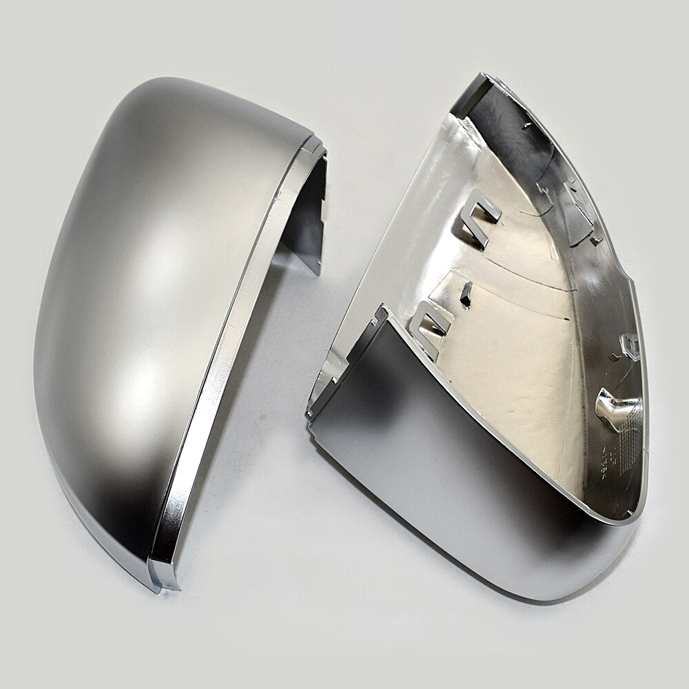 Volkswagen Polo MK5 6C / 6R Satin Chrome Mirror Covers (2009-2017 Models) - Diversion Stores Car Parts And Modificaions