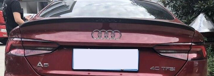 118 - Audi A5 Sportback Sedan Carbon Fibre Boot Spoiler (2017 - UP) - Diversion Stores Car Parts And Modificaions