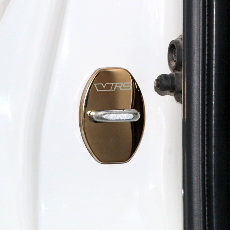 211 - Skoda VRS 4x Car Door Lock Covers For Octavia / Rapid / Superb / Fabia - Diversion Stores Car Parts And Modificaions