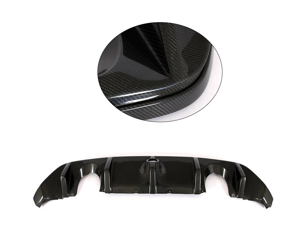 094 - Ford Focus RS Carbon Fibre Rear Diffuser (2016-2018 Models) - Diversion Stores Car Parts And Modificaions