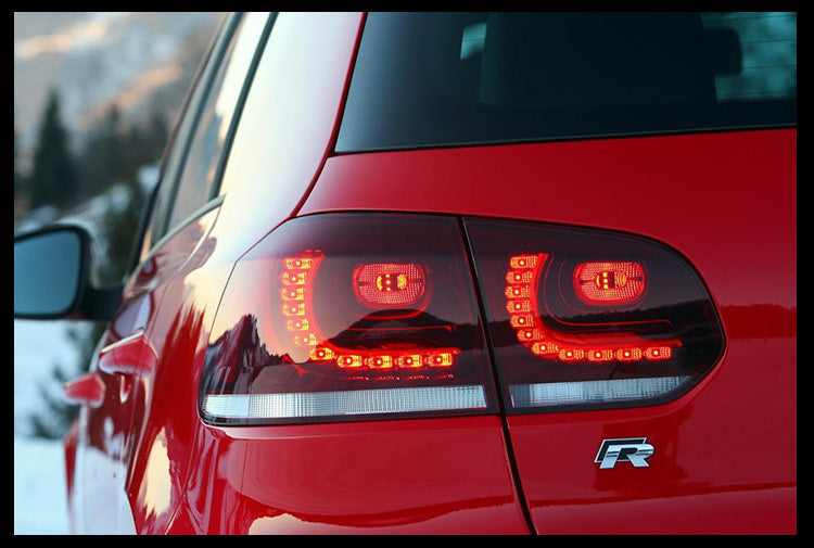 110 - Volkswagen Golf MK6 LED Tail Light Units (2010-2013 Models) - Diversion Stores Car Parts And Modificaions