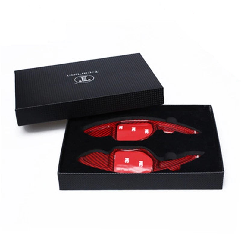 232 - Audi Carbon Fibre Paddle Shifter Extensions For A3 A4L A5 A6L A7 A8 S5 S6 S7 S8 Q3 Q5 Q7 TT - Diversion Stores Car Parts And Modificaions