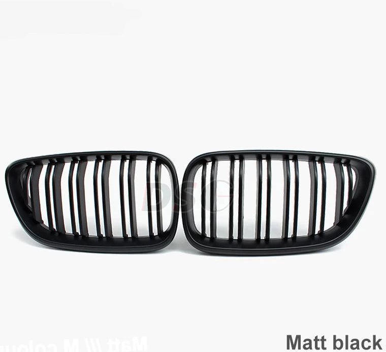 044 - BMW 2 Series Front Carbon Fibre Kidney Grills (2014+ F22 F87 F23) - Diversion Stores Car Parts And Modificaions