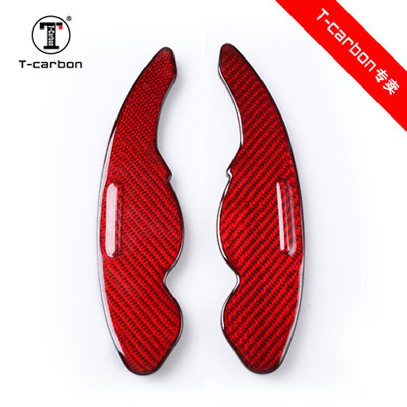 235 - Range Rover Carbon Fibre Paddle Shifter Extensions For SPORT / EVOQUE (Red or Black) - Diversion Stores Car Parts And Modificaions