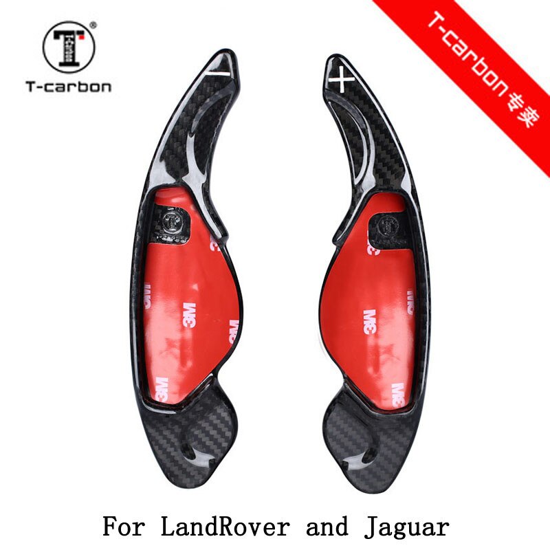 235 - Range Rover Carbon Fibre Paddle Shifter Extensions For SPORT / EVOQUE (Red or Black) - Diversion Stores Car Parts And Modificaions