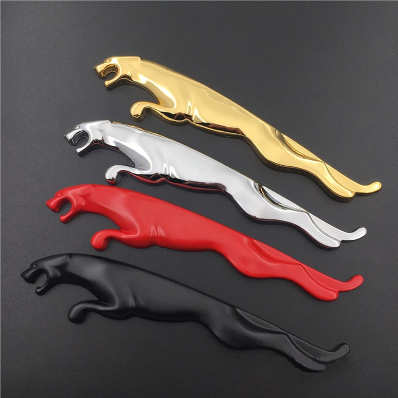 Car Styling Leopard Body Sticker Metal Rear Trunk Emblem Decoration for Jaguar XE XF XJ F-Pace X-Type S-Type F-Type XFR XKR