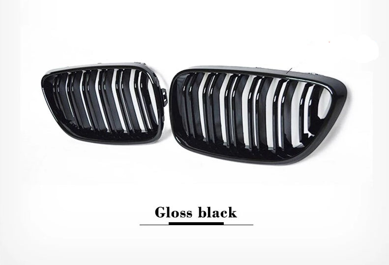 044 - BMW 2 Series Front Carbon Fibre Kidney Grills (2014+ F22 F87 F23) - Diversion Stores Car Parts And Modificaions