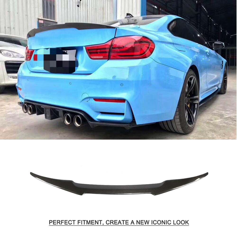 BMW 4 Series F32 / F82 M4 Coupe Carbon Fibre Rear Boot Spoiler (2014 - 2020 Models)
