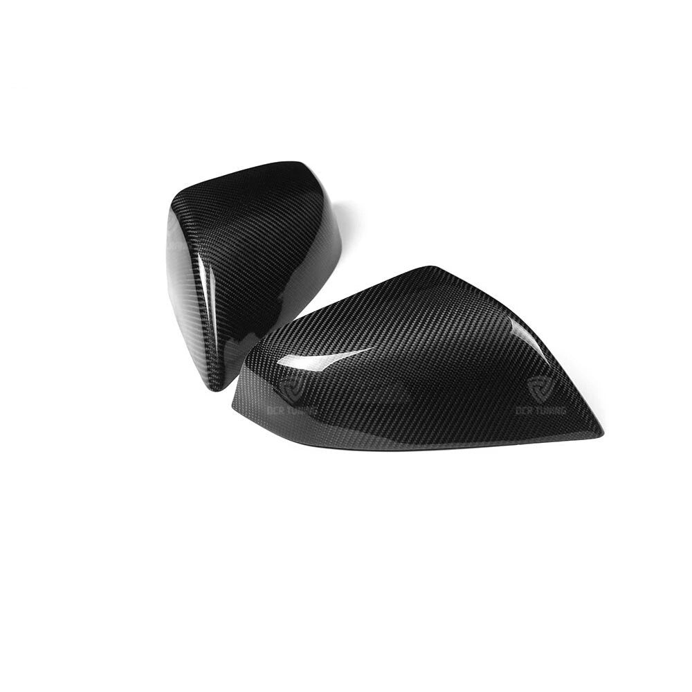 168 - Tesla Model X Carbon Fibre Mirror Add On Covers 2016 - UP - Diversion Stores Car Parts And Modificaions