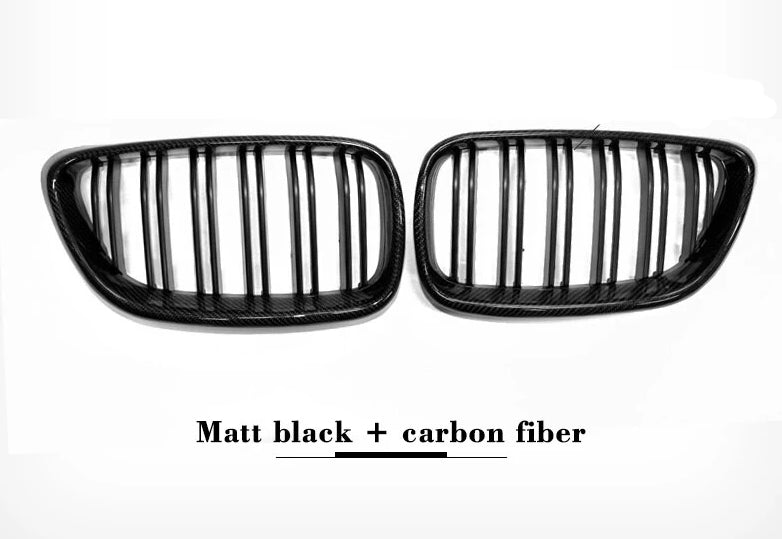 044 - BMW 2 Series Front Carbon Fibre Kidney Grills (2014+ F22 F87 F23) - Diversion Stores Car Parts And Modificaions