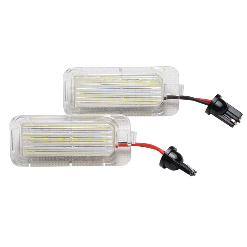Pair Of White LED Number Plate Light Units For Ford Focus / Fiesta / Mondeo / Kuga / Galaxy / S-max / C Max - Diversion Stores Car Parts And Modificaions