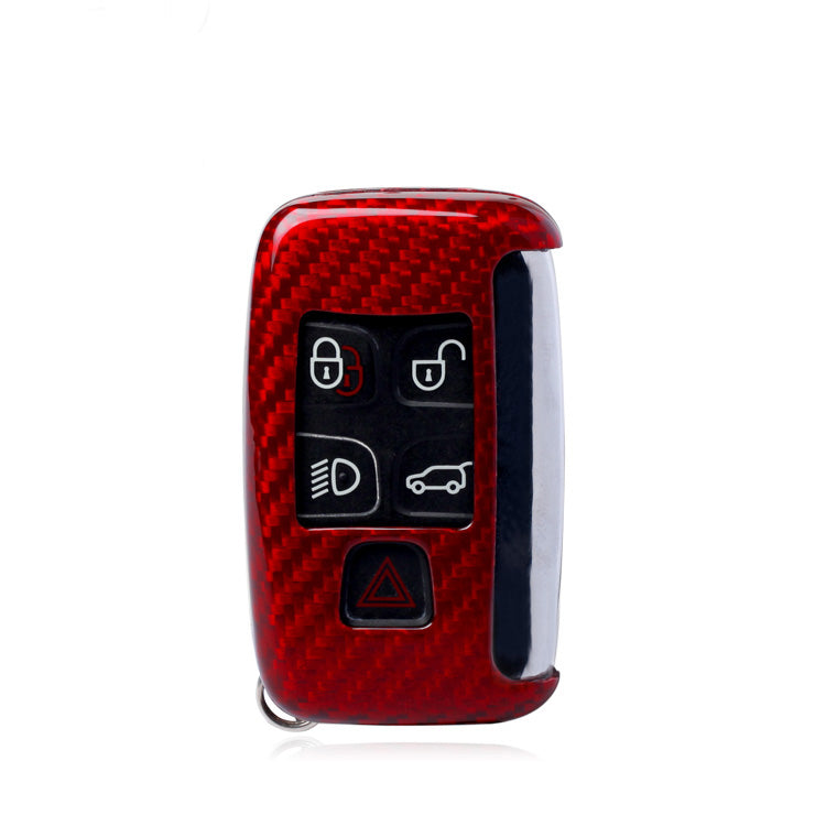 Carbon Fibre Key Cover For Jaguar / Land Rover / Range Rover Vehicles (Black Or Red) - Diversion Stores Car Parts And Modificaions