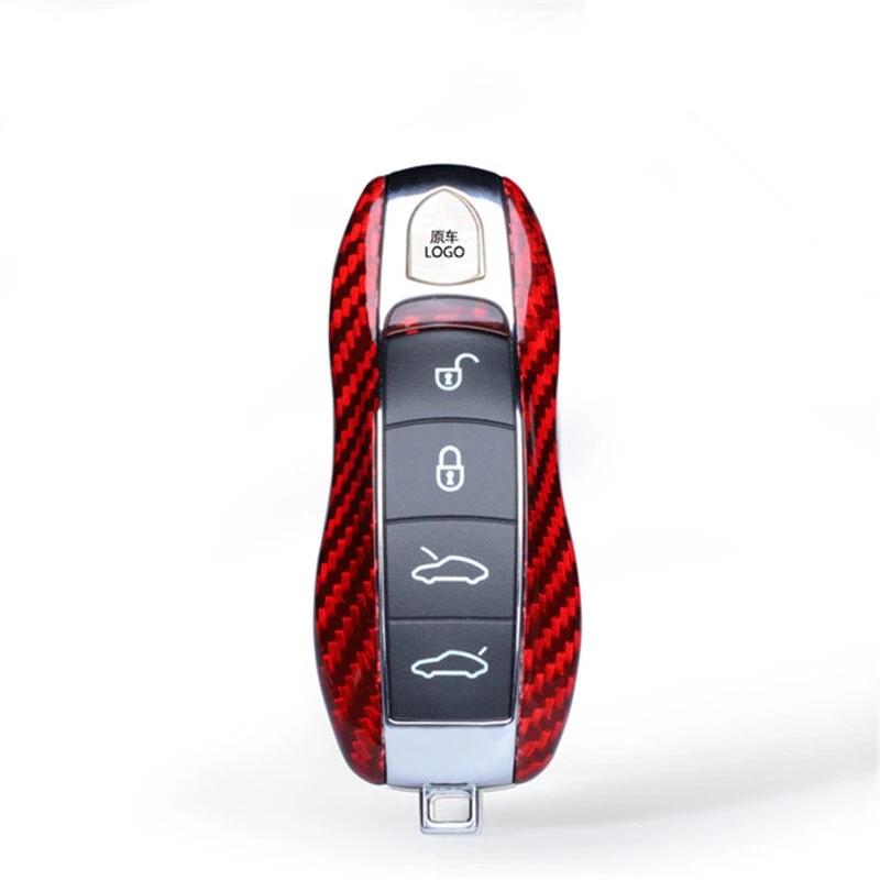 Carbon Fibre Key Cover For Porsche Panamera / Cayenne 958 / Macan / 718 / 911 - Diversion Stores Car Parts And Modificaions