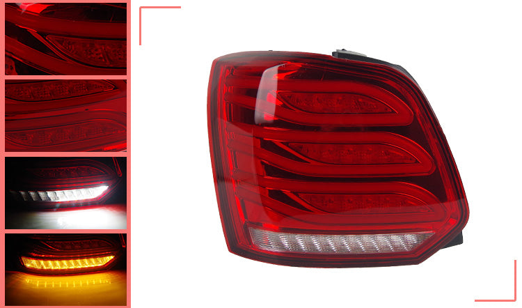 048 - Volkswagen Polo LED Tail Lights With Dynamic Turn Signal (2009-2018 Models) - Diversion Stores Car Parts And Modificaions