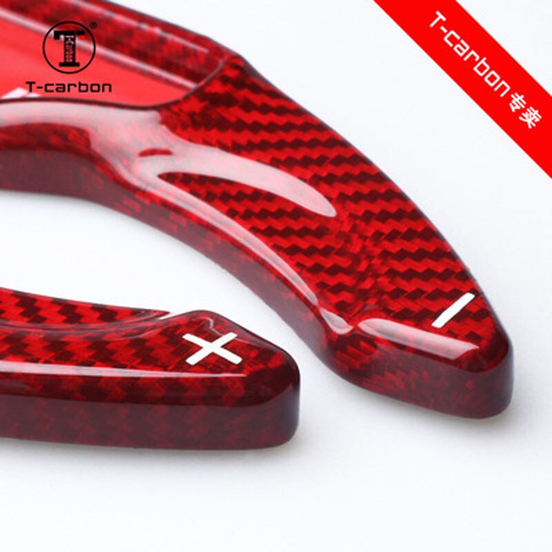 235 - Range Rover Carbon Fibre Paddle Shifter Extensions For SPORT / EVOQUE (Red or Black) - Diversion Stores Car Parts And Modificaions