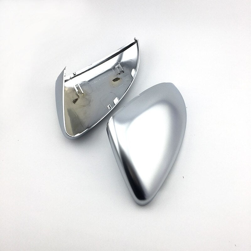 178 - Volkswagen Golf MK7/7.5 Satin Chrome Wing Mirror Covers (Satin Chrome ) - Diversion Stores Car Parts And Modificaions