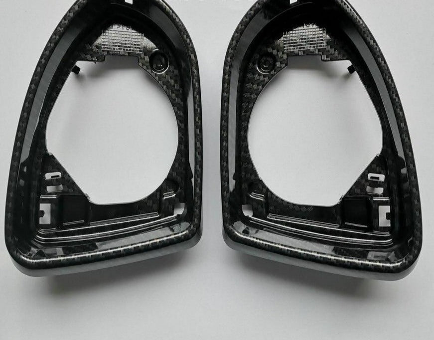 068 - Volkswagen Golf Carbon Fibre Look Wing Mirror Housing MK7/7.5 (2013-2019) - Diversion Stores Car Parts And Modificaions