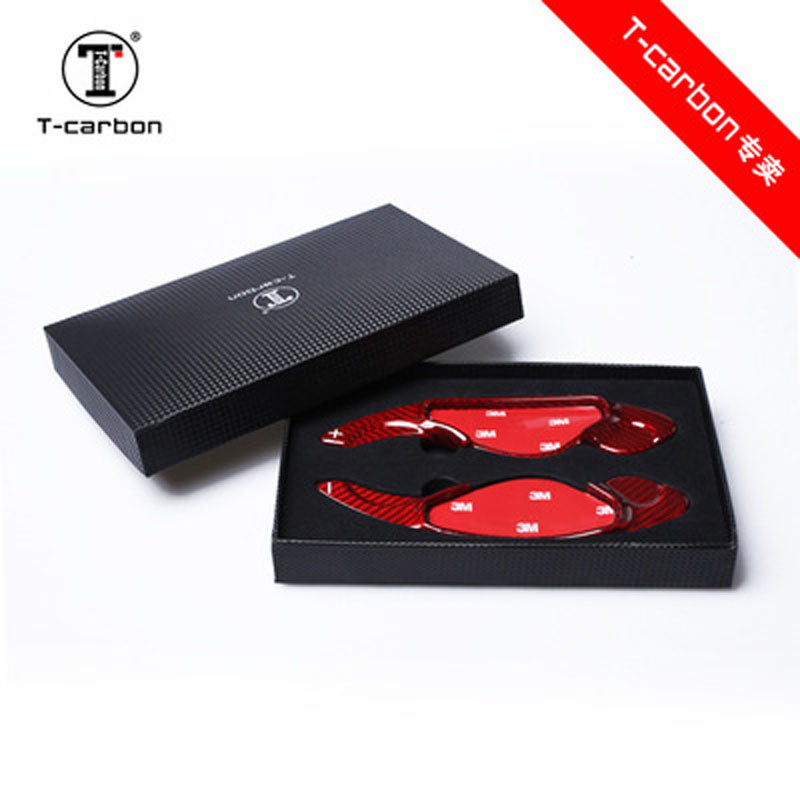 235 - Range Rover Carbon Fibre Paddle Shifter Extensions For SPORT / EVOQUE (Red or Black) - Diversion Stores Car Parts And Modificaions