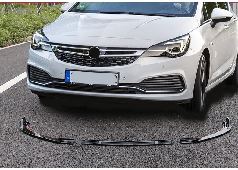 137 - Vauxhall VX Line / Opel OPC Line Astra K Front Splitter (2015-2019 Models) - Diversion Stores Car Parts And Modificaions