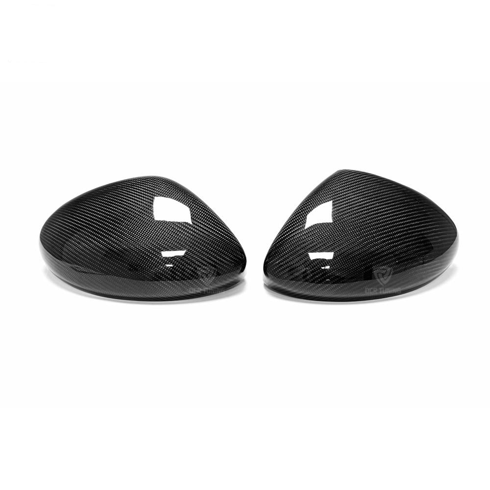 155 - Porsche Boxster / Cayman 718 Genuine Carbon Fibre Mirror Replacement Covers (2016-UP) LHD ONLY - Diversion Stores Car Parts And Modificaions
