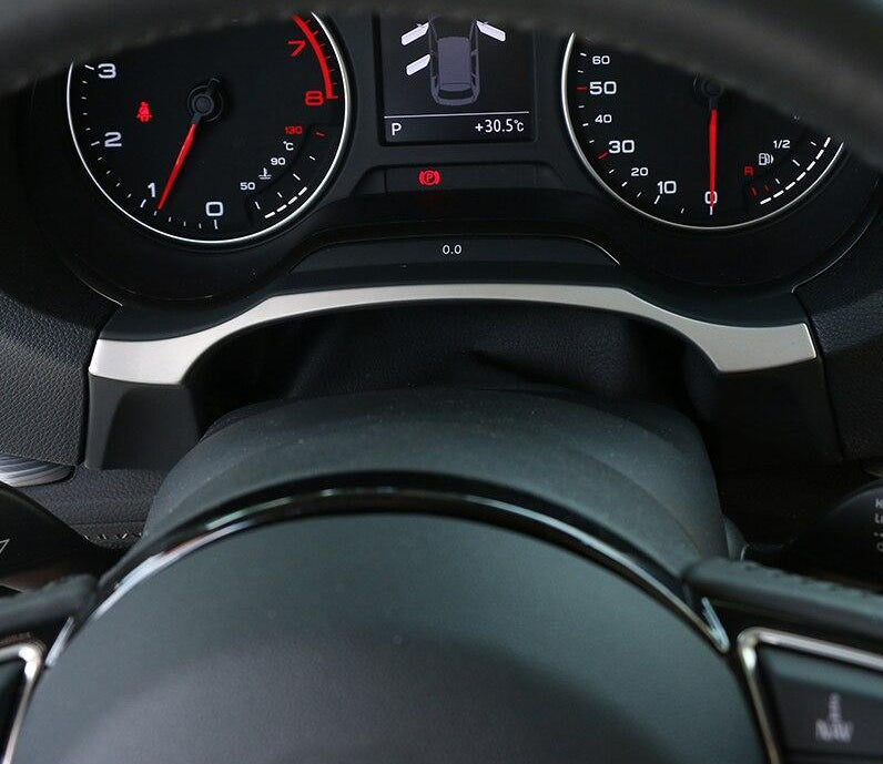 166 - Audi A3 8V Dashboard Adhesive Stainless Steel Trim (2013 - UP) (A3) - Diversion Stores Car Parts And Modificaions