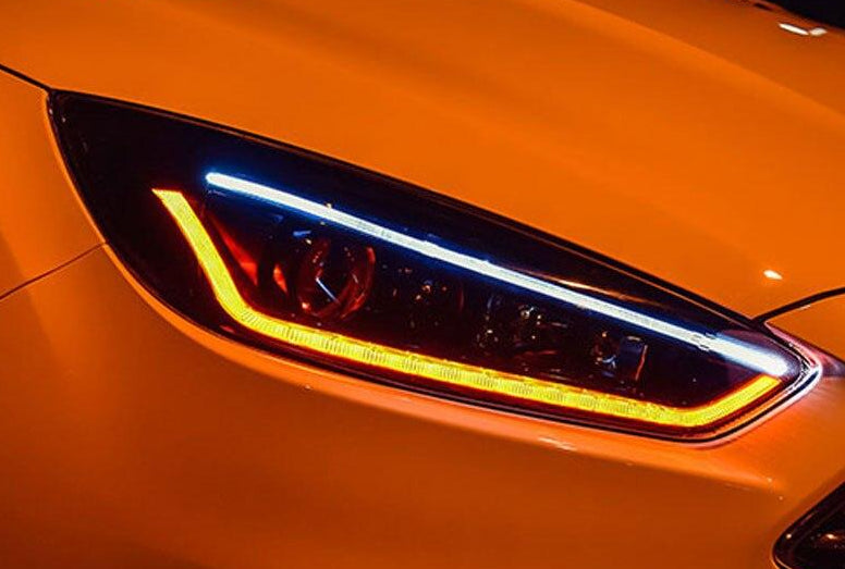 082 - Ford Focus LED Headlight / DRL / Dynamic Indicators (2014-2018) - Diversion Stores Car Parts And Modificaions