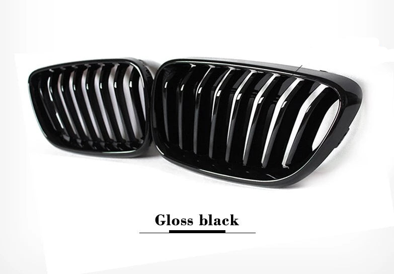 044 - BMW 2 Series Front Carbon Fibre Kidney Grills (2014+ F22 F87 F23) - Diversion Stores Car Parts And Modificaions