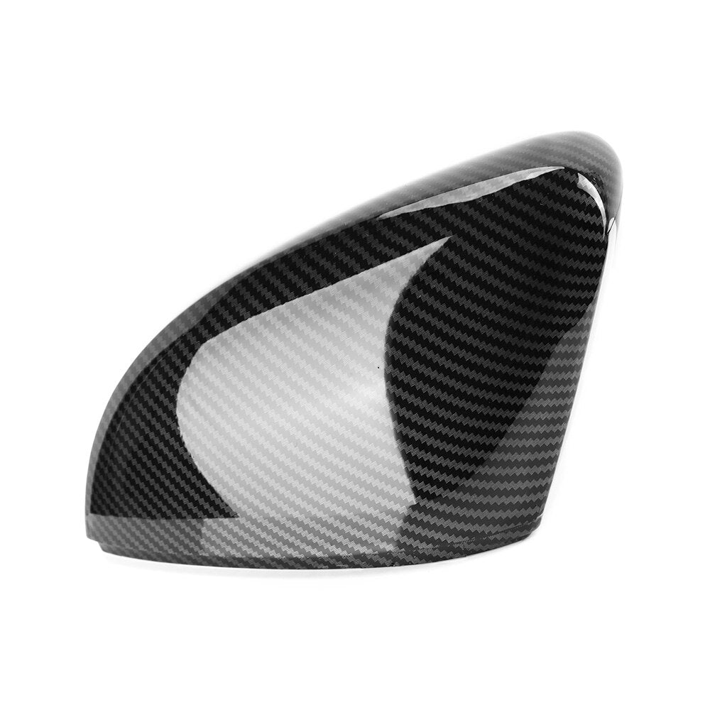 071 - Volkswagen Carbon Fibre Look Wing Mirror Caps (Multiple Models Including Golf, Polo, Passat Etc) - Diversion Stores Car Parts And Modificaions