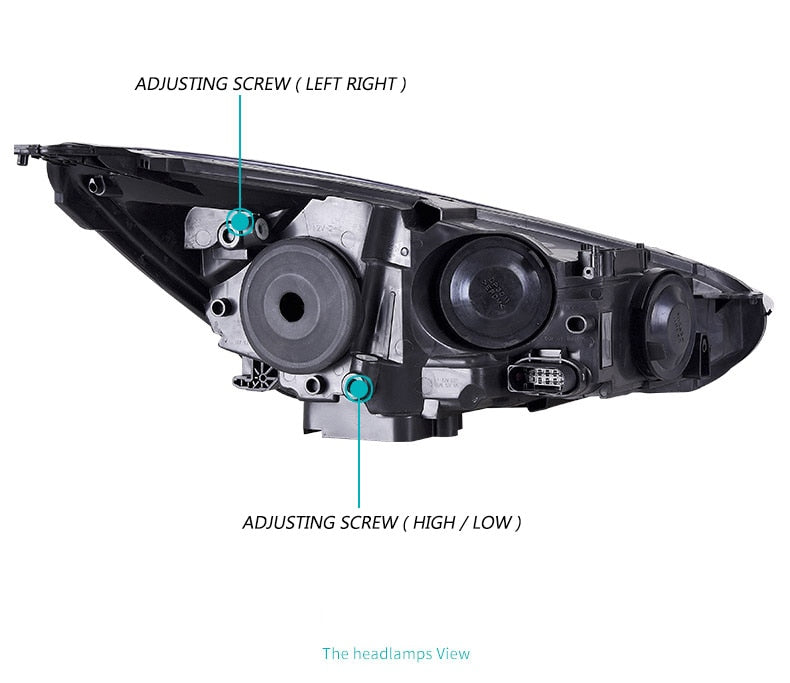 082 - Ford Focus LED Headlight / DRL / Dynamic Indicators (2014-2018) - Diversion Stores Car Parts And Modificaions