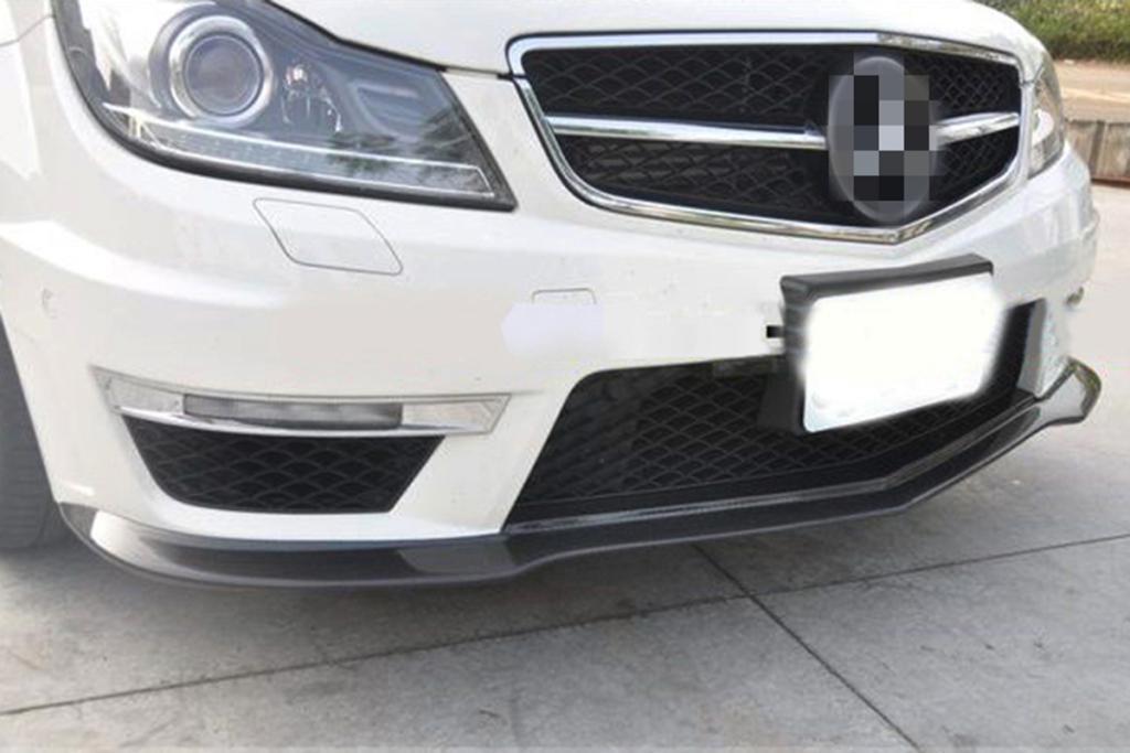 106 - Mercedes Benz C-Class C63 AMG Front splitter | Carbon Fibre or FRP - Diversion Stores Car Parts And Modificaions