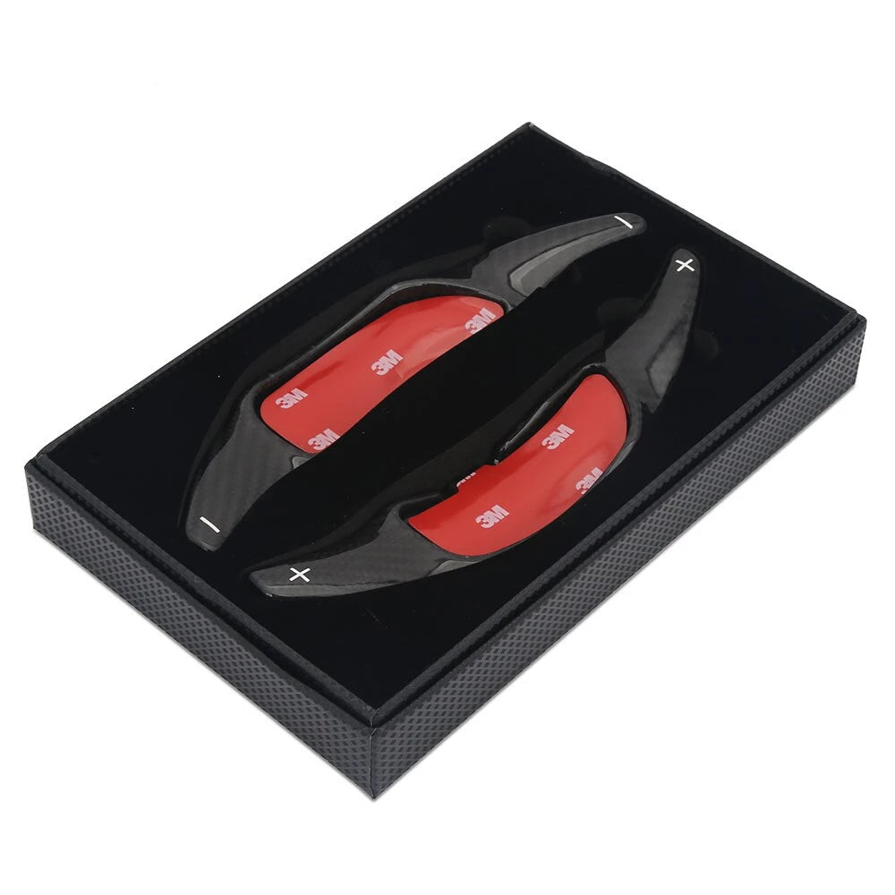 231 - Mercedes Benz Carbon Fibre Paddle Shifter Extensions For AMG - A45 C63 CLS63 C65 S65 GLA45 GLE63 G63 GLS SL63 - Diversion Stores Car Parts And Modificaions