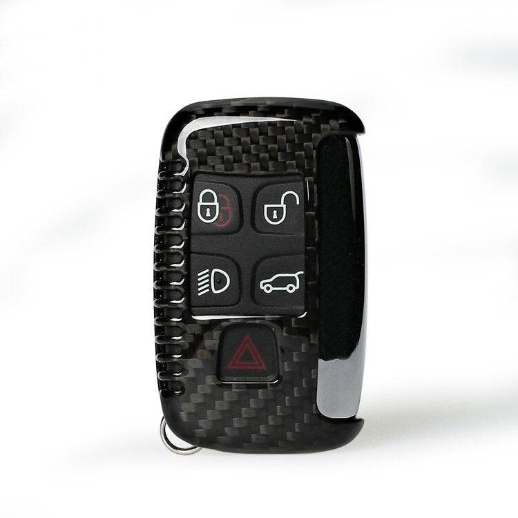 Carbon Fibre Key Cover For Jaguar / Land Rover / Range Rover Vehicles (Black Or Red) - Diversion Stores Car Parts And Modificaions