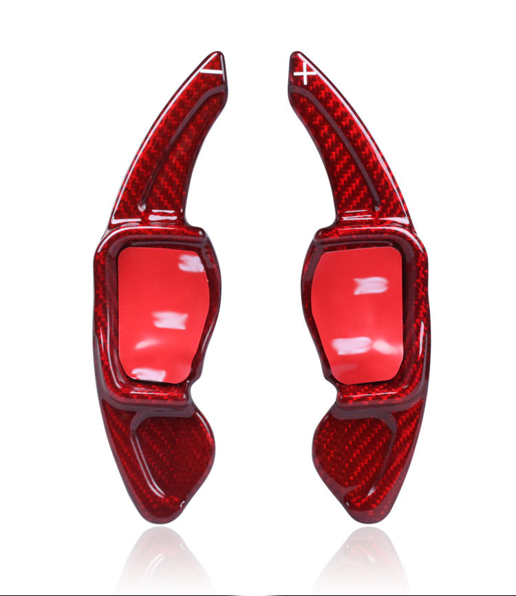 Skoda Octavia / Superb Red Or Black Carbon Fibre Paddle Extensions (Plus Supporting Models) - Diversion Stores Car Parts And Modificaions