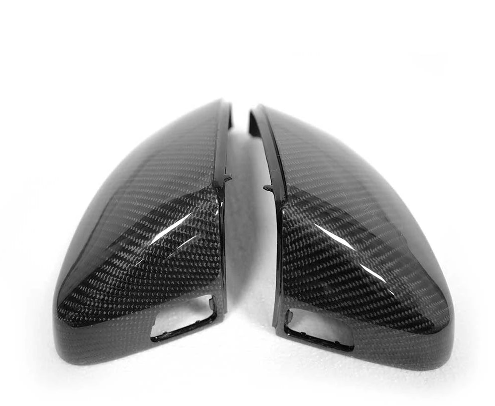 Audi A3 / S3 / RS3 Genuine Carbon Fibre Mirror Replacement Covers (2012 - UP) - Diversion Stores Car Parts And Modificaions