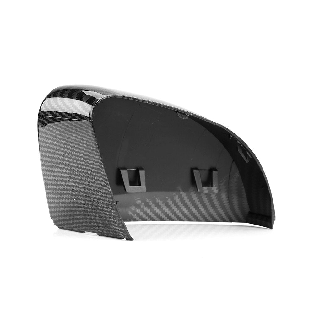 071 - Volkswagen Carbon Fibre Look Wing Mirror Caps (Multiple Models Including Golf, Polo, Passat Etc) - Diversion Stores Car Parts And Modificaions