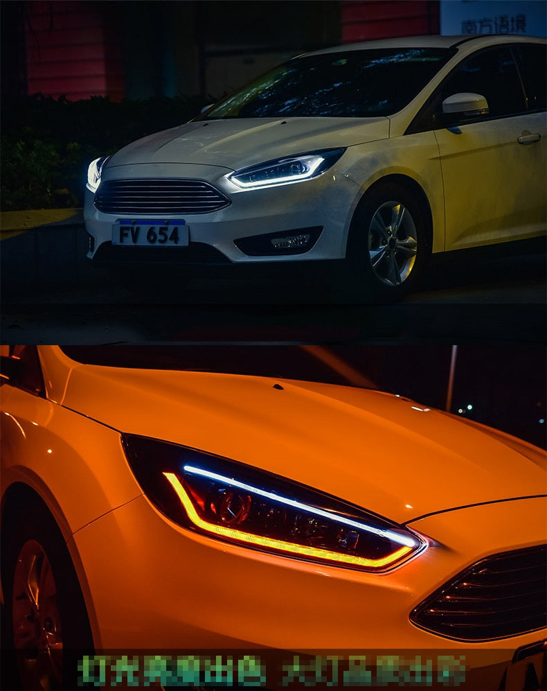 082 - Ford Focus LED Headlight / DRL / Dynamic Indicators (2014-2018) - Diversion Stores Car Parts And Modificaions