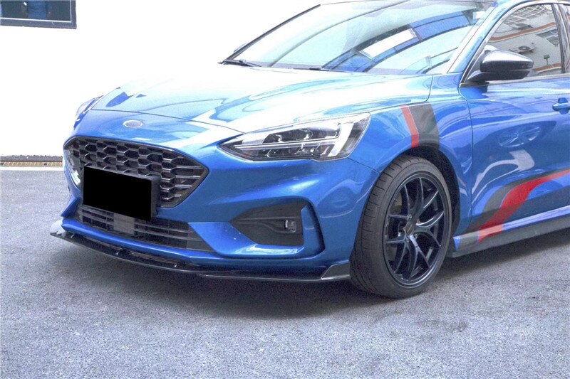 238 - Ford Focus MK4 front splitter 3 piece (2019) - Diversion Stores Car Parts And Modificaions