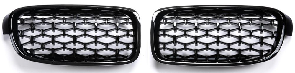 BMW 1 / 2 / 3 / 4 / 5 Series Diamond Replacement Grilles (Read Description)
