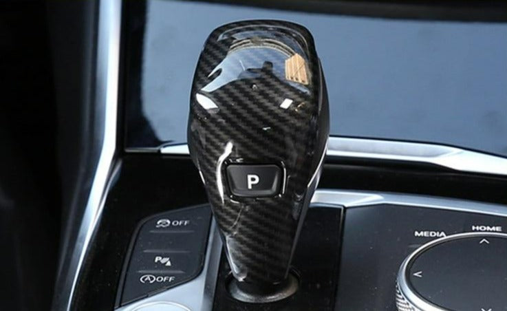 BMW 3 Series G20 G28 / BMW Z4 G29 Carbon Fibre Look / Red Gear Selector Cover