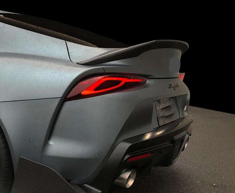 Toyota Supra MK5 Carbon Fibre Ducktail Spoiler Lip (MK5 2019+) 