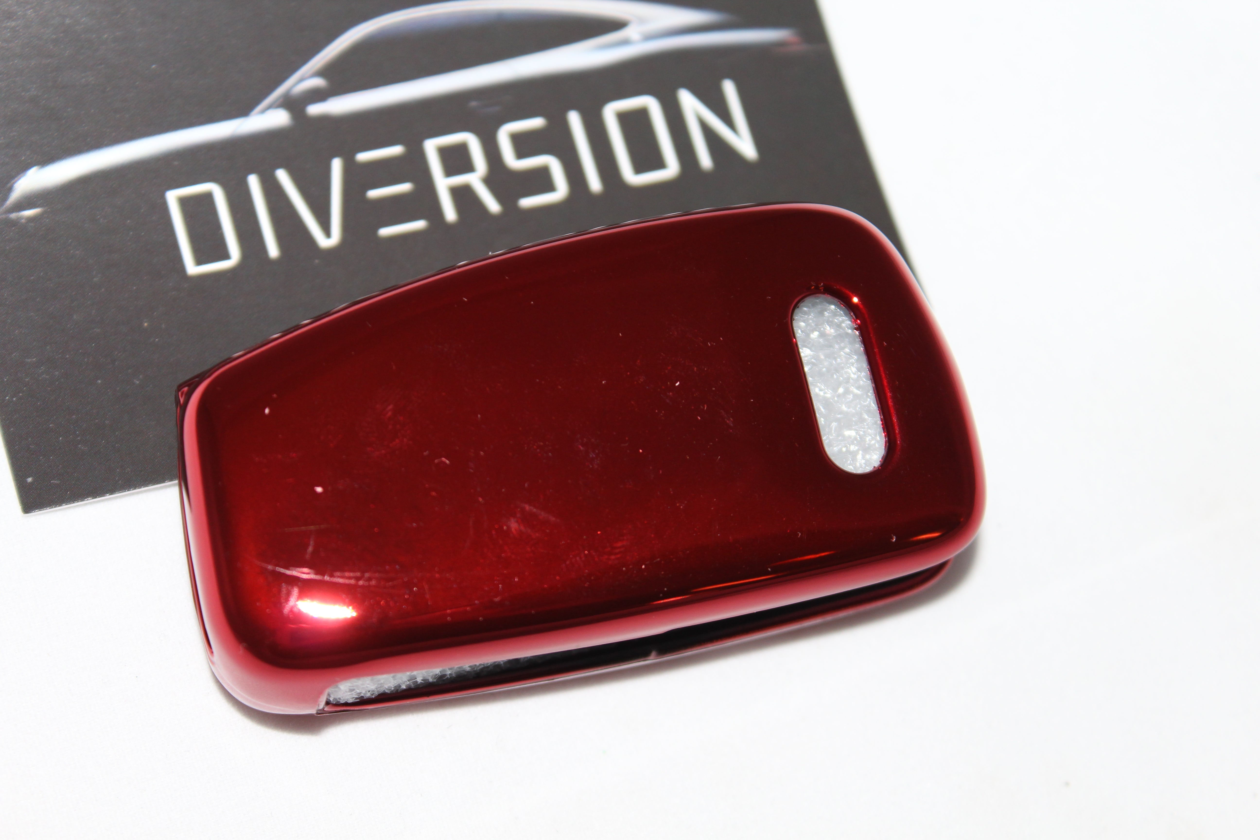 Audi Protective Key Cover - Chrome Red - Diversion Stores Car Parts And Modificaions