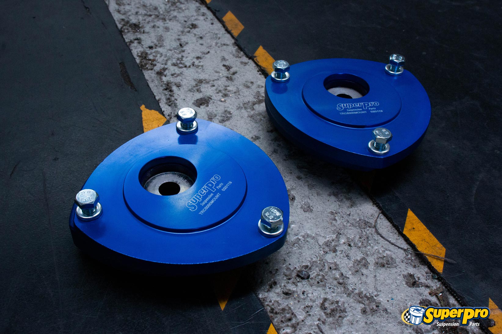 SuperPro VAG MQB Offset Strut Camber Mounts (Front)