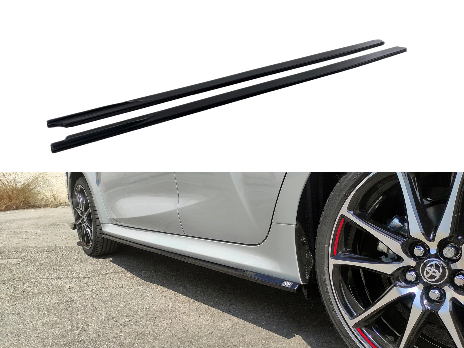 Side Skirts Extensions Toyota Yaris Mk4 GR Sport (2022-)